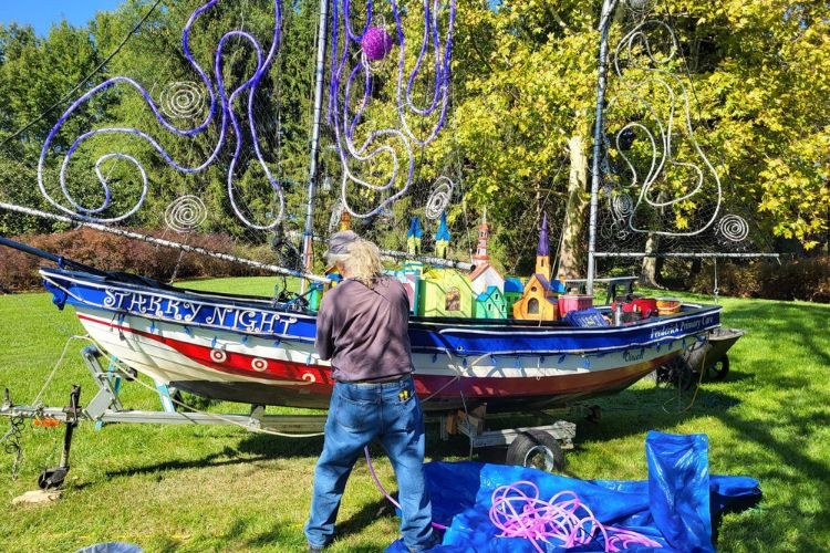 Starry Night Sailing Through The Winter Solstice
